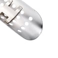 thumbnail image 4 of Unique Bargains 1 Set Universal Motorbike 10.63'' Curvedwith Holes Silver Tone Exhaust Pipe Heat Shield Cover Guard Protector for Harley, 4 of 6