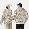 thumbnail image 3 of Rocae Famous Places Print Breathable Sun Protection Hoodie Quick-Dry Lightweight Long Sleeve Hoodie Unisex Running Sports Shirt XX-Large, 3 of 9