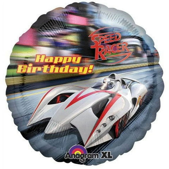 18 Inch Speed Racer Birthday Balloon