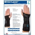 thumbnail image 5 of Med Spec Wrist Lacer Support, 8" Black, Universal Right, 5 of 5