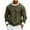 Army Green, variant on Mens Knitted Waffle Shirts Long Sleeve Casual Crew Neck Ribbing Edge Pullover Fashion Classic Lightweight Color Block Shirts
