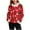 Sweater - A06 Red, variant on Womens Christmas Tops Trendy Casual Vacation Pullover Holiday Vintage Funny Pullovers Chunky Knit Cozy Ribbed Top Xmas Loose Crewneck Sweater 2025