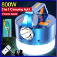 thumbnail image 1 of JM Luz LED Solar para acampar, recargable por USB, para jardín, iluminación exterior, tienda de campaña, linternas portátiles, luces de emergencia para barbacoa, senderismo JM, 1 of 5