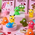 thumbnail image 4 of Joyfy 28 Packs Valentines Cards with Animal Popping Eyes Keychains for Kids, Stress Relief Fidget Toys for Kids Valentines Party Favor, Classroom Exchange Prize Gifts, 4 of 10