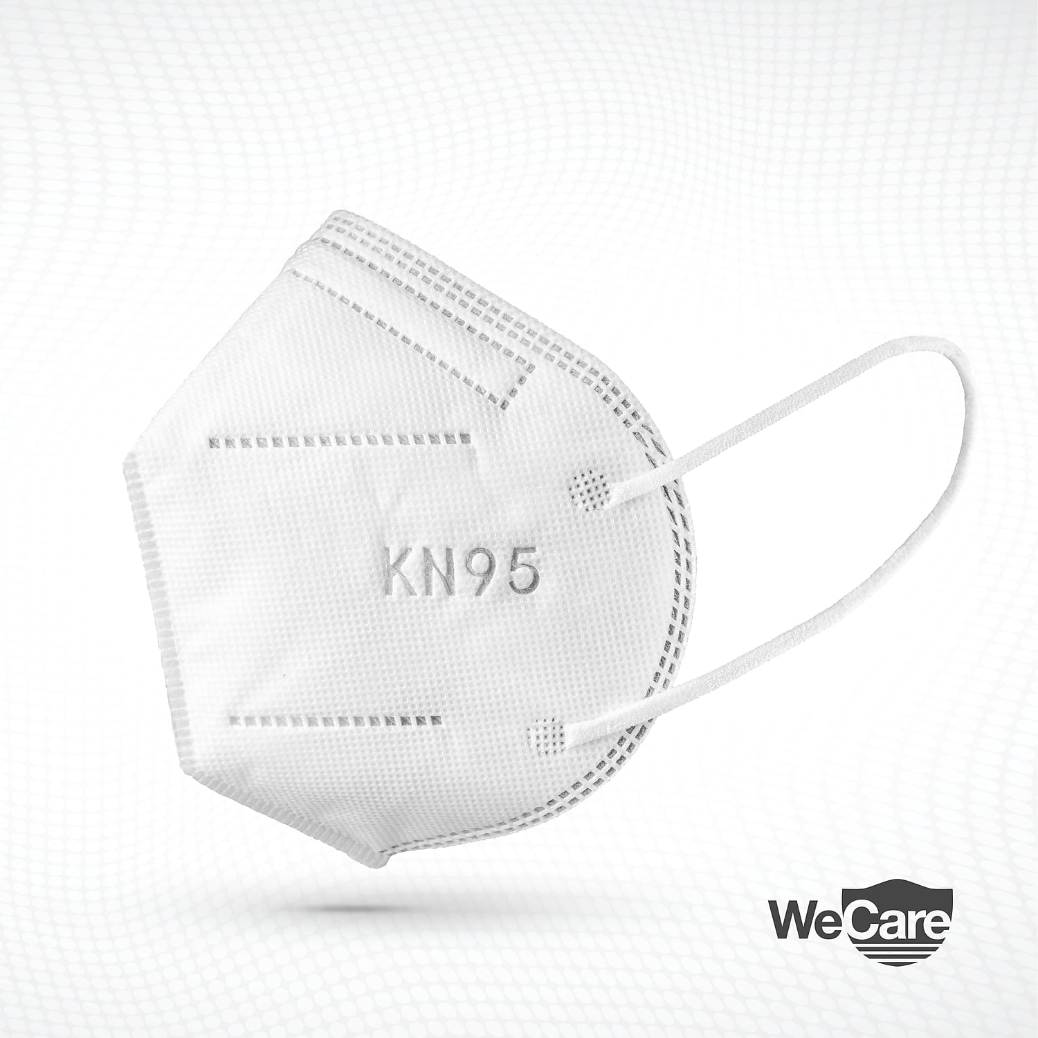 WeCare Disposable KN95 Face Mask Adult White 20 Masks/Box 50 Boxes/Pack (TBN202737) TBN202922