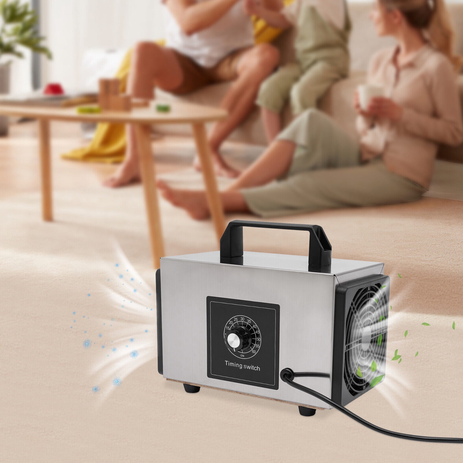 120W 110V Commercial Ozonator Odor Removal Machine,O3 Ionizer Air Purifier Deodorizer for Offices, Farms
