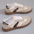 thumbnail image 6 of TrendOFT Women's Fashion Sneakers Casual Tennis Shoes with Suede Classic Retro Gum Sole Walking Trendy Footwear Khaki 40, 6 of 8