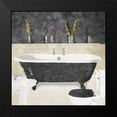 thumbnail image 2 of Villa, Mlli 15x15 Black Modern Framed Museum Art Print Titled - Bathroom Florals Mate, 2 of 5