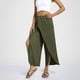 thumbnail image 1 of MKLEKYY Leggings de verano para mujer, de color liso, a la moda, sexys, de pierna ancha, para yoga, 1 of 4