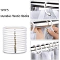 thumbnail image 3 of Animals Shower Curtain 150*180cmLove, Frog Shower Curtain Waterproof Polyester Shower Curtain with 12 Hooks for Christmas Decoration, Bathroom Curtain, 3 of 4