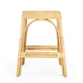 thumbnail image 5 of Butler Specialty Company Robias Rectangular Rattan 24.5" Counter Stool - Natural, 5 of 9