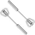 thumbnail image 1 of Batidor manual, batidor semiautomático, batidor manual silencioso pequeño no eléctrico para la cocina hecho de acero inoxidable, 1 of 6