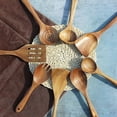 thumbnail image 3 of Cucharas de madera para cocinar, juego de utensilios de cocina antiadherentes, cucharas de madera, juego de utensilios de cocina, utensilios de madera de teca natural que no se ray, 3 of 5