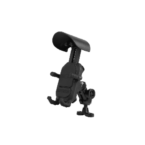 Soporte Porta Celular Antirrobo para Motocicleta Amortiguador NEGRO