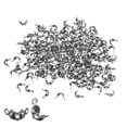thumbnail image 1 of 400uds Cubiertas de Puntas Nudo de Metal Molusco Gris Oscuro Unique Bargains 1,3mm, 1 of 6
