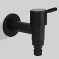 thumbnail image 3 of Grifo para lavadora, grifo negro de acero inoxidable para el hogar, grifo de agua fría simple, ultra sensible, 3 of 11