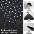 thumbnail image 3 of Black Cartoon Unicorn Pattern Kitchen Rugs Sets Of 3,Kitchen Runner Rugs Non Skid Washable,Decorative Kitchen Floor Mats for Kitchen,Sink,Laundry,17"x30"+ 17"x47" + 17"x59", 3 of 6