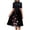 Pink 1, variant on Women Dresses Party Elegant Bandage Printing Dresses Casual Button Waist Dress for Special Occasions Summer Spring