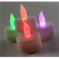thumbnail image 3 of 12 Pieces of 4 RGB Battery Operated Tealights, 3 of 3