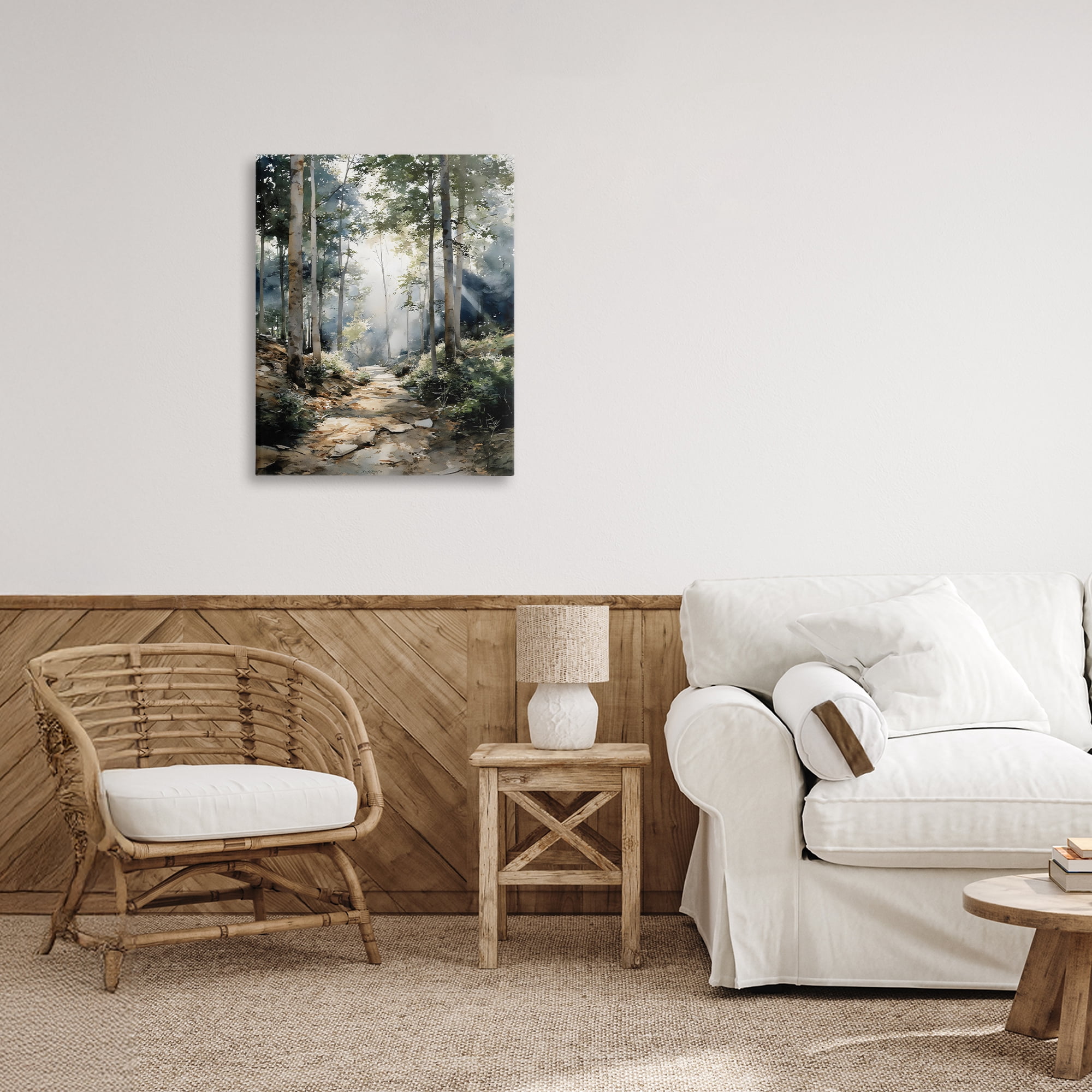 Stupell Industries Through The Woods Pathway Canvas Wall Art, design by Franklyn Gregory