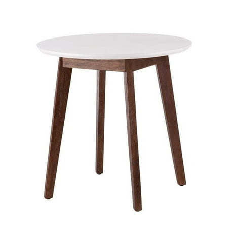 Atlin Designs Round Dining Table In White And Burnt Oak Atlin Designs Round Dining Table In White And Burnt Oak
