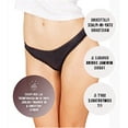 thumbnail image 4 of Emprella Womens Underwear Bikini Panties Cotton/Spandex -, Assorted, Size Small, 4 of 6