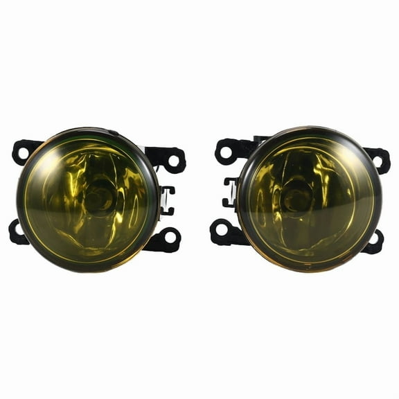 2Pcs Fog Light Lamp Yellow Lens Car Front Bumper Fog Light Replacement H11 Bulb F4 for Focus,2 * Front Fog Light,black & yellow