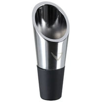 Deluxe Wine Pourer, Chrome Plated & Silicone Construction