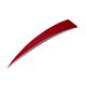 thumbnail image 5 of Escudo De 10 Piezas Ala Izquierda Artificial Flecha Fletchings Tiro Con - rojo Baoblaze Tiro al arco, 5 of 8