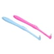 thumbnail image 4 of Cepillo dental especializado para ortodoncia con cerdas suaves y cabezal delgado, diseño ergonómico para limpieza profunda en áreas difíciles (Rosa + Azul), 2 piezas., 4 of 6