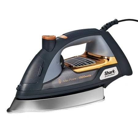 Shark Ultimate Professional Steam Iron with Cord, Silver Chrome, GI505WM