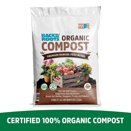 Back to the Roots Organic Compost Soil, 1 cuft Bag