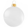 thumbnail image 1 of Holiball 47066 - 18" White Holiball Christmas Tree Ornament, 1 of 1