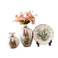 thumbnail image 3 of Juego de jarrones de cerámica para flores, elegante y único arreglo floral para exhibir Estilo B, 3 of 9