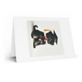 thumbnail image 2 of DistinctInk Greeting Card / Note Card - Pumik Puppy Graduation - PACK of 100, 2 of 7