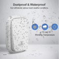 thumbnail image 3 of Wireless Doorbell, Battery Free Doorbell Required Wireless Door Chime With 2 Receivers, 150m Range Waterproof Push Button With 38 Chimes, 4 Level Volu, 3 of 5