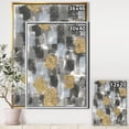 thumbnail image 3 of Designart ' Gold Glamour Squares II ' Modern & Transitional Framed Canvas, 3 of 3