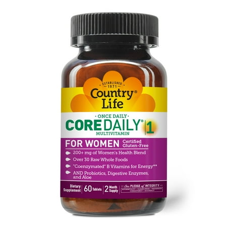 Country Life Core Daily-1 Multivitamin For Women 60 Tabs