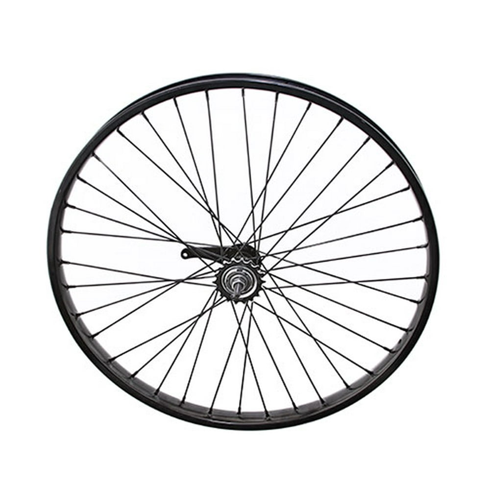 bike 26" x 2.125" Steel Coaster Wheel 12G Black. ,bicycle