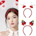 thumbnail image 2 of Diadema de astas navideñas con aro para el cabello, tocado festivo novedoso para fiestas, tocado de fiesta, tocado para hombre navideño, 2 of 3