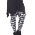 thumbnail image 3 of White Mark Leggings à Imprimé des Fêtes pour Femmes, 3 of 5