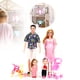 thumbnail image 5 of Juego De Juguetes Para Jugar A Las Casitas, Juego De Muñecas Familiares De Moda, Regalo De Navidad, Regalo De Cumpleaños Para Niños, 5 of 8
