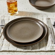 Better Homes and Gardens Banks Brown 10.25-Inch Stoneware Dinner Plate