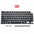 thumbnail image 4 of Laptop A2442 A2485 A2779 A2780 A2918 A2991 A2992 A2681 Keycaps Keys Key Cap set For Macbook Pro M1 M2 M3 14" 16" Keyboard Repair French, 4 of 5