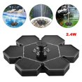 thumbnail image 1 of Bomba de fuente solar de diamante hexagonal 6led-2.4W Adepaton FLD-2289, 1 of 8