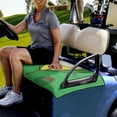 thumbnail image 3 of Yuyamidu St. Patrick's Day Golf Cart Seat Cover, Green Leaf Golfcart Seat Cushion, Universal Golf Cart Seat Blanket for 2 Person Seats, All Seasons Use, 3 of 5