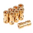thumbnail image 2 of Miangastore Motor Shaft Extension Connector Golden 8Pcs 0.315X0.71Inch Brass, 2 of 8
