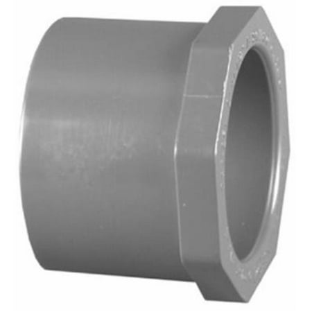 Flush Reducer - Charlotte Pipe & Foundry PVC 08107 4000HA 2 x 1-1/2-Inch PVC Schedule 80 SPG x S Reducer Bushing (Flush St - Quantity 1