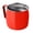 Red, variant on Stainless Steel Tea Infuser Mug with Filter, Crescent Teacup wirh Handle & Lid for Home Office Party Picnic Travel Camping