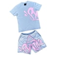 thumbnail image 3 of WILLBEST Conjuntos de Chándal Informales Cortos para Hombre, Camisetas y Pantalones Cortos con Cuello Redondo Estampados, Manga Corta Holgada y Estampados, para Correr En Verano, 3 of 3